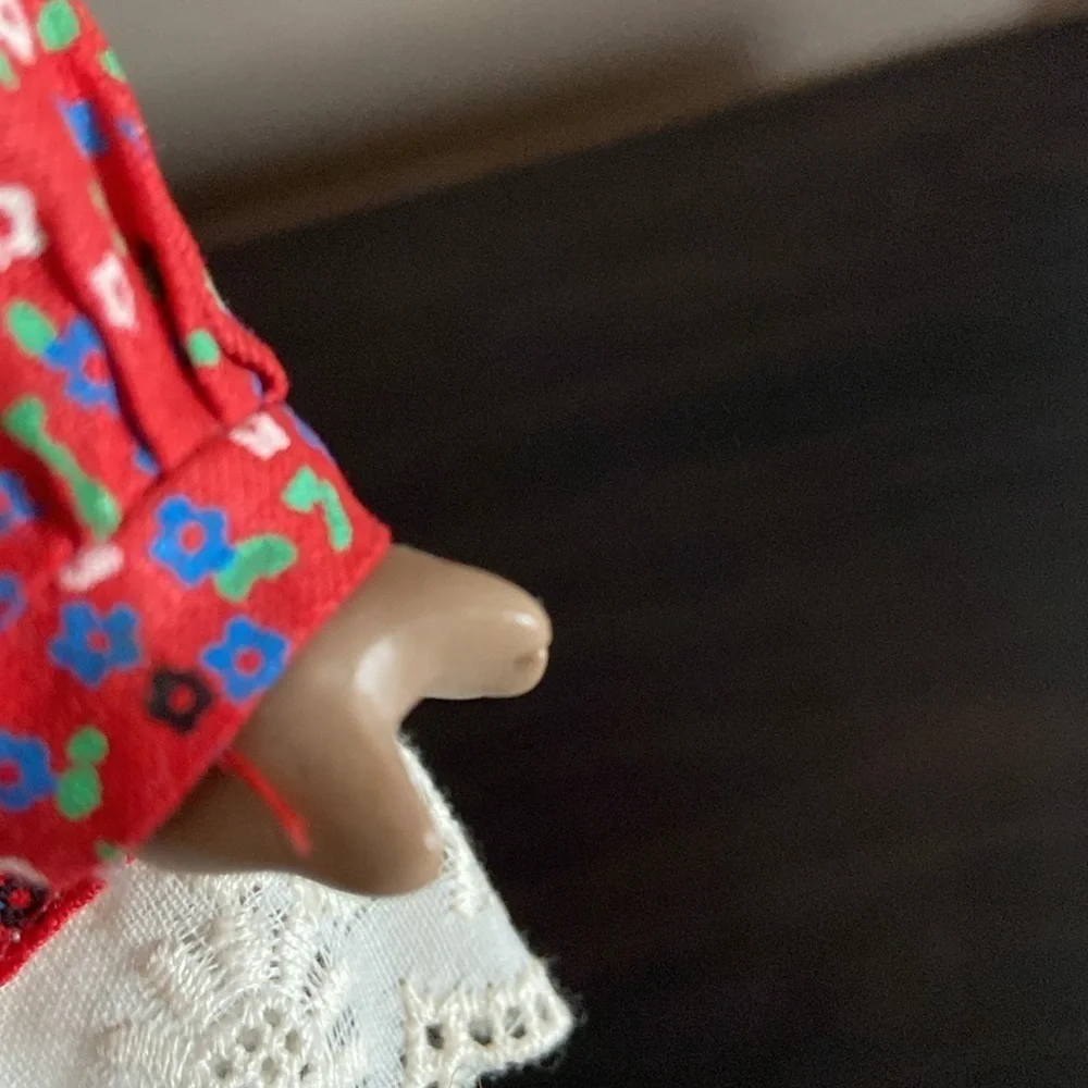 Vintage Victoria Ashlea Porcelain African American Black Doll Collectible Toy